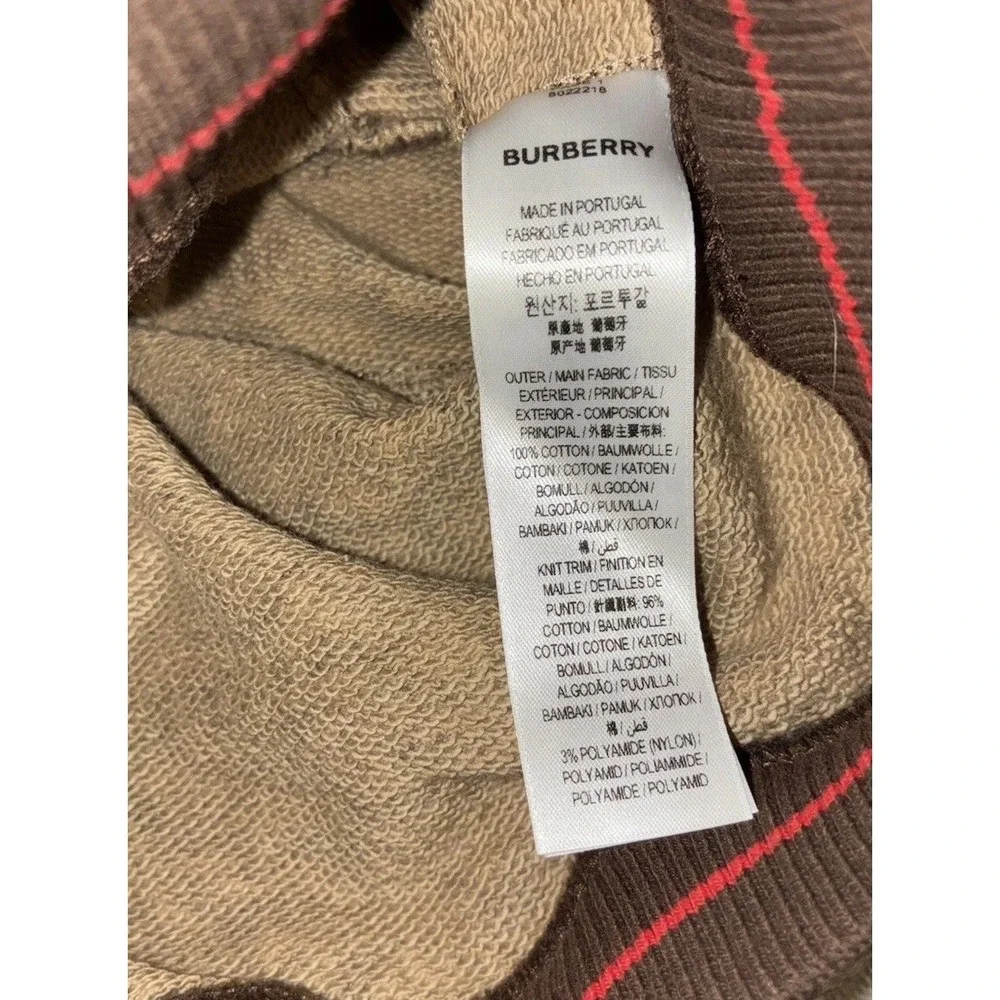 Burberry Dog Pet Hoodie S Bridle Brown TB Monogram NEW